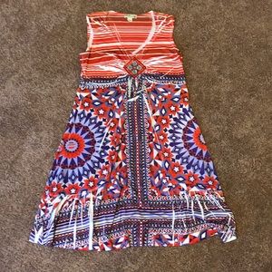 SOLD! World Unity • Red, White, Blue Dress